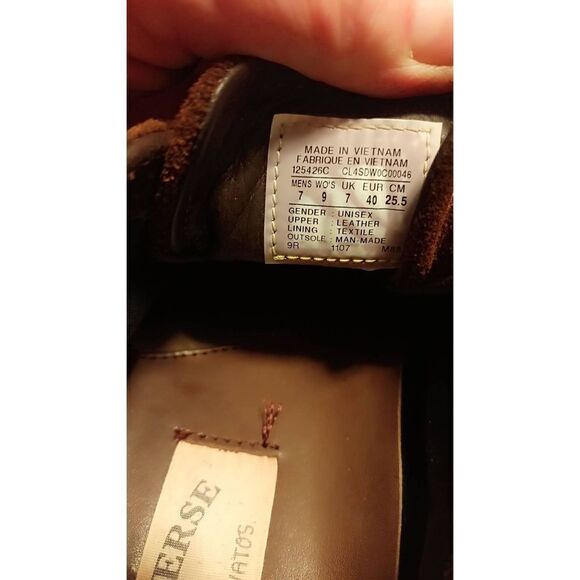 Converse brown suede John vavatos Low's size 7 men 9 women - Picture 5 of 9